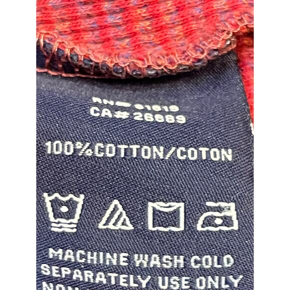 Robert Graham Men's Large Red 1/4 Zip Pullover Long Sleeve Casual Performance - Picture 5 of 8